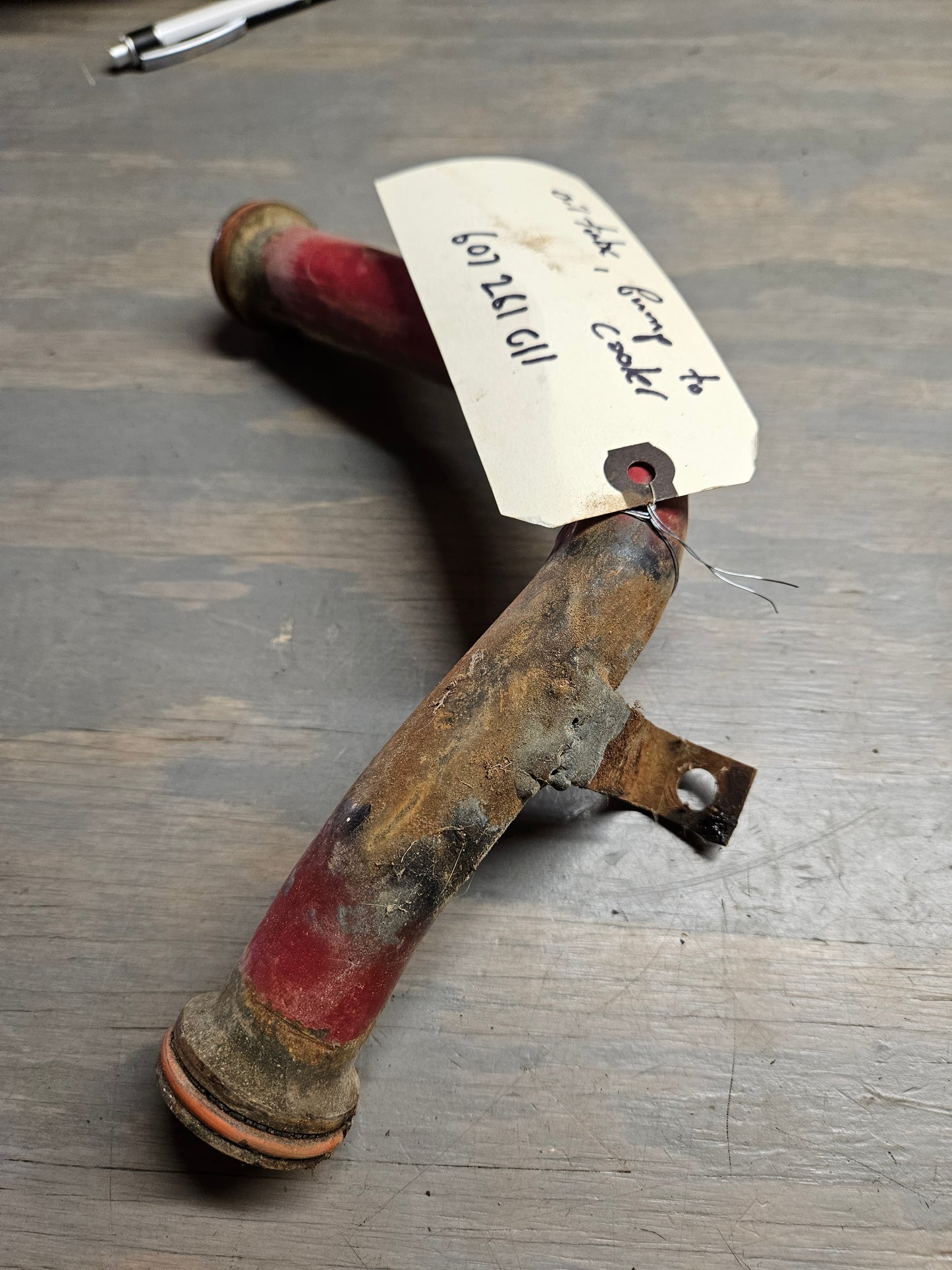 Pump to Cooler Oil Tube